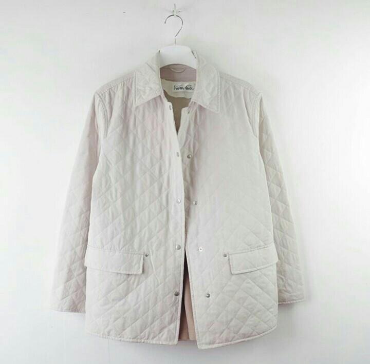 Blush Pink Quilted Jacket, Women's Fashion, Coats, Jackets and