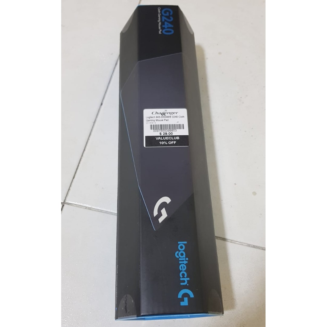 Bnib Logitech G240 Cloth Gaming Mouse Pad Electronics Computer
