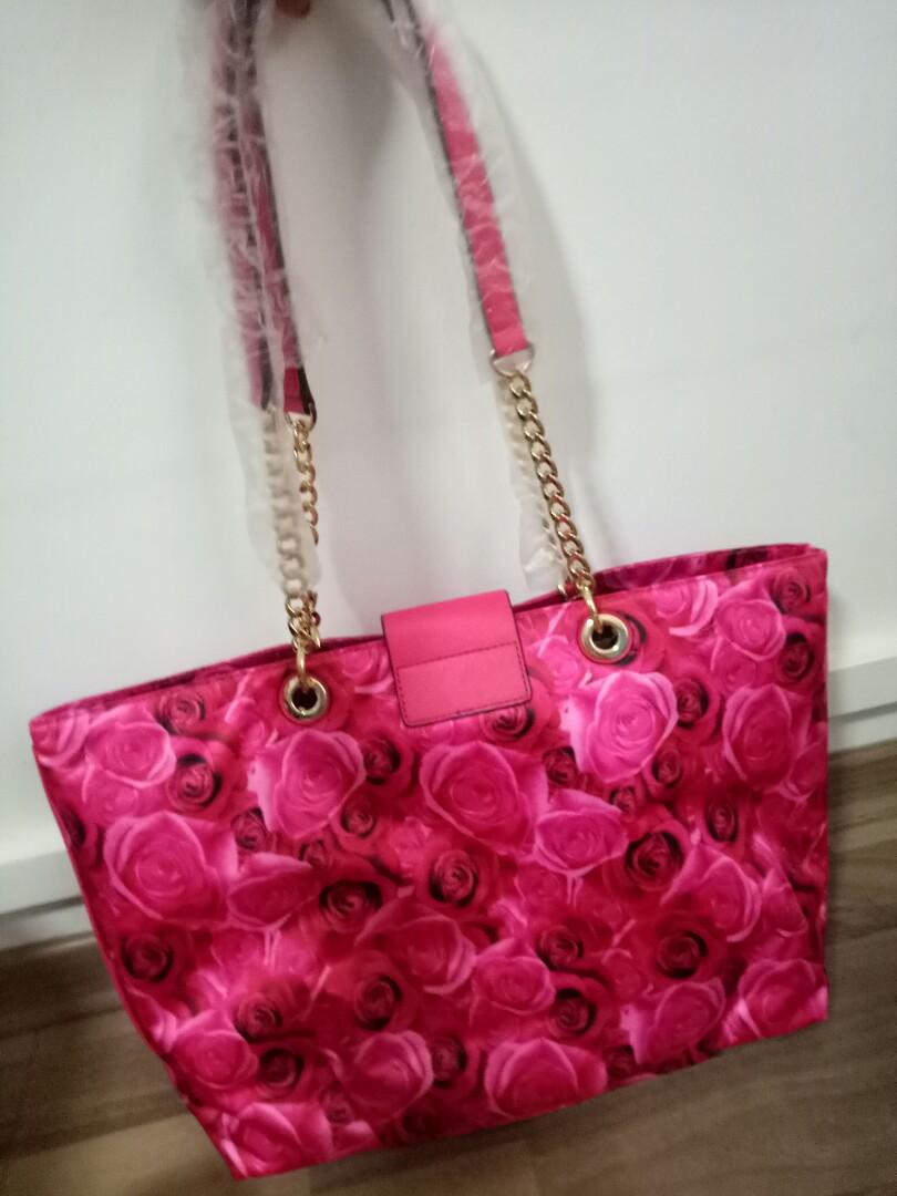 Victoria secret rose gold bag discount
