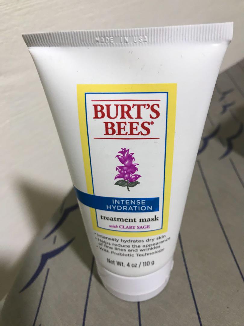 Burt S Bees Intense Hydration Treatment Mask Health Beauty Face Skin Care On Carousell