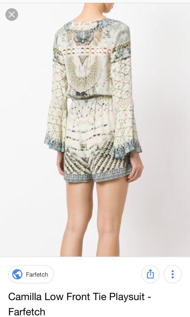 camilla love weave playsuit