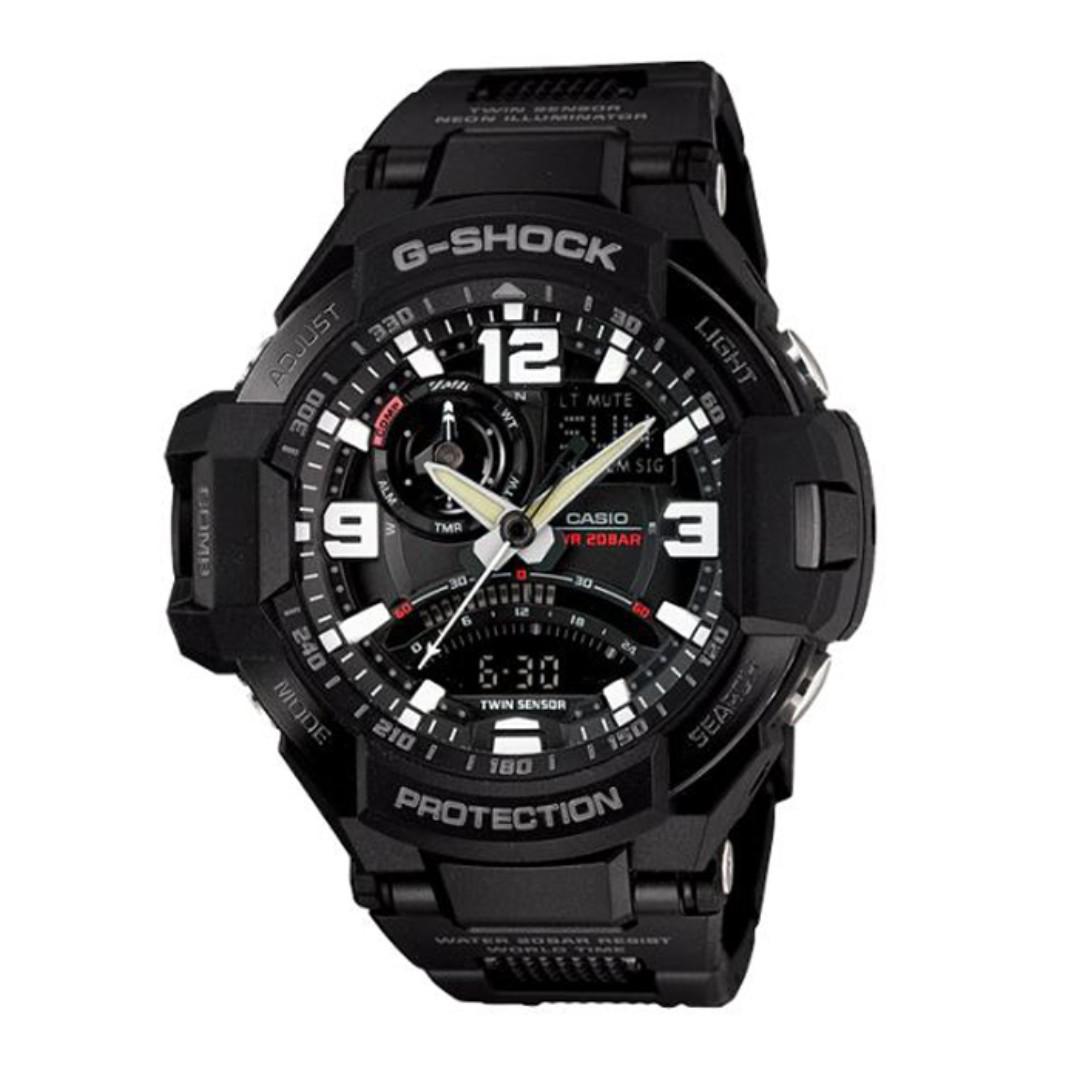 Casio G Shock Gravity Master Sky Cockpit Men Watch Ga 1000fc 1a Men S Fashion Watches On Carousell