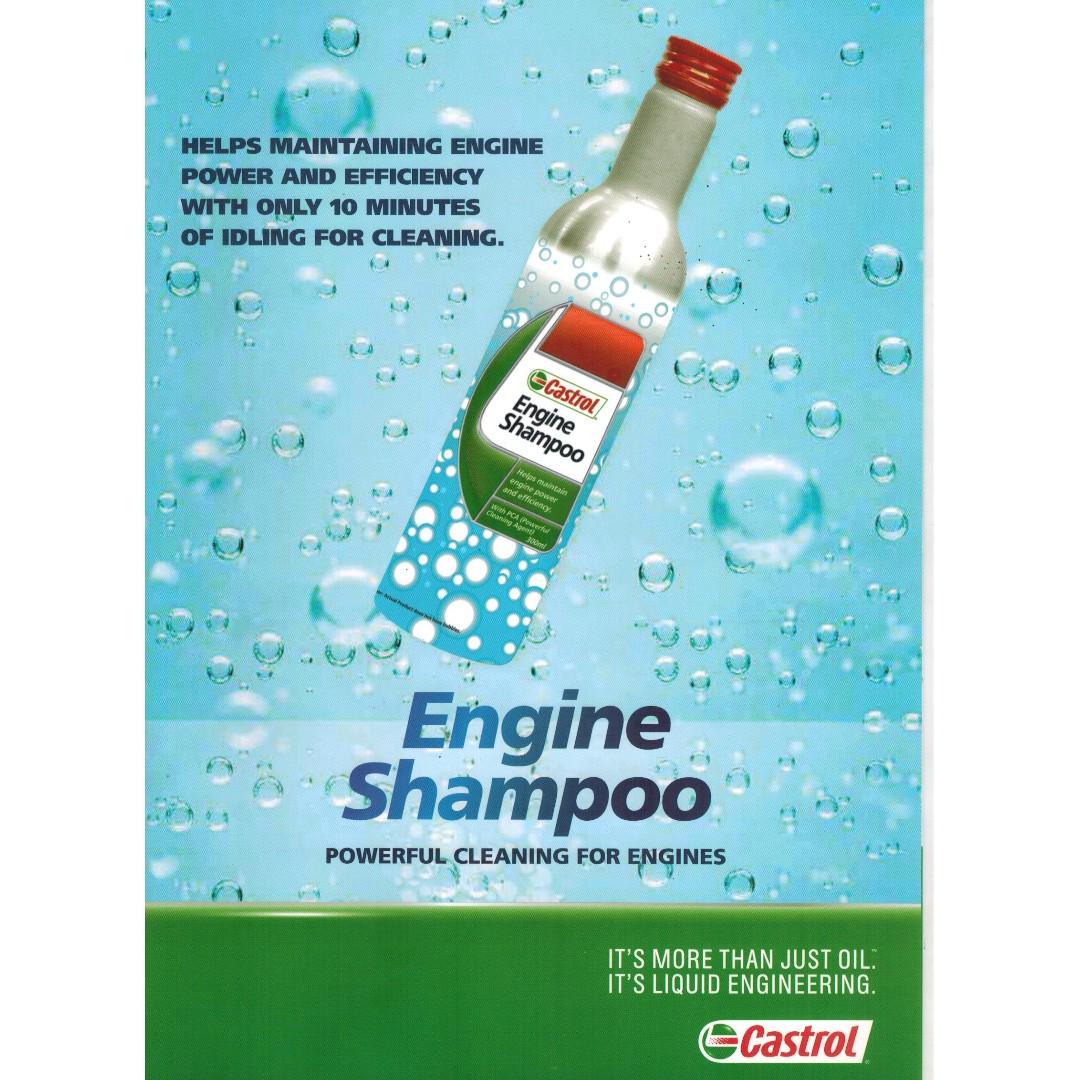 Castrol Engine Shampoo Engine Flush 300ml Car Accessories Accessories On Carousell