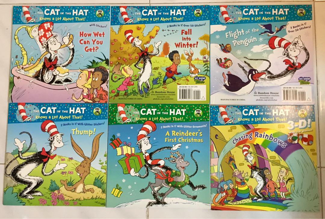 Cat In The Hat Reader Set Books Stationery Children S Books On Carousell
