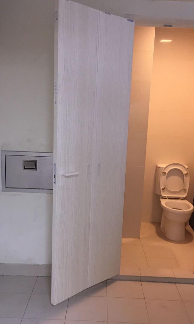 Cellular Pvc Bi Fold Toilet Door Furniture Home Decor Others On