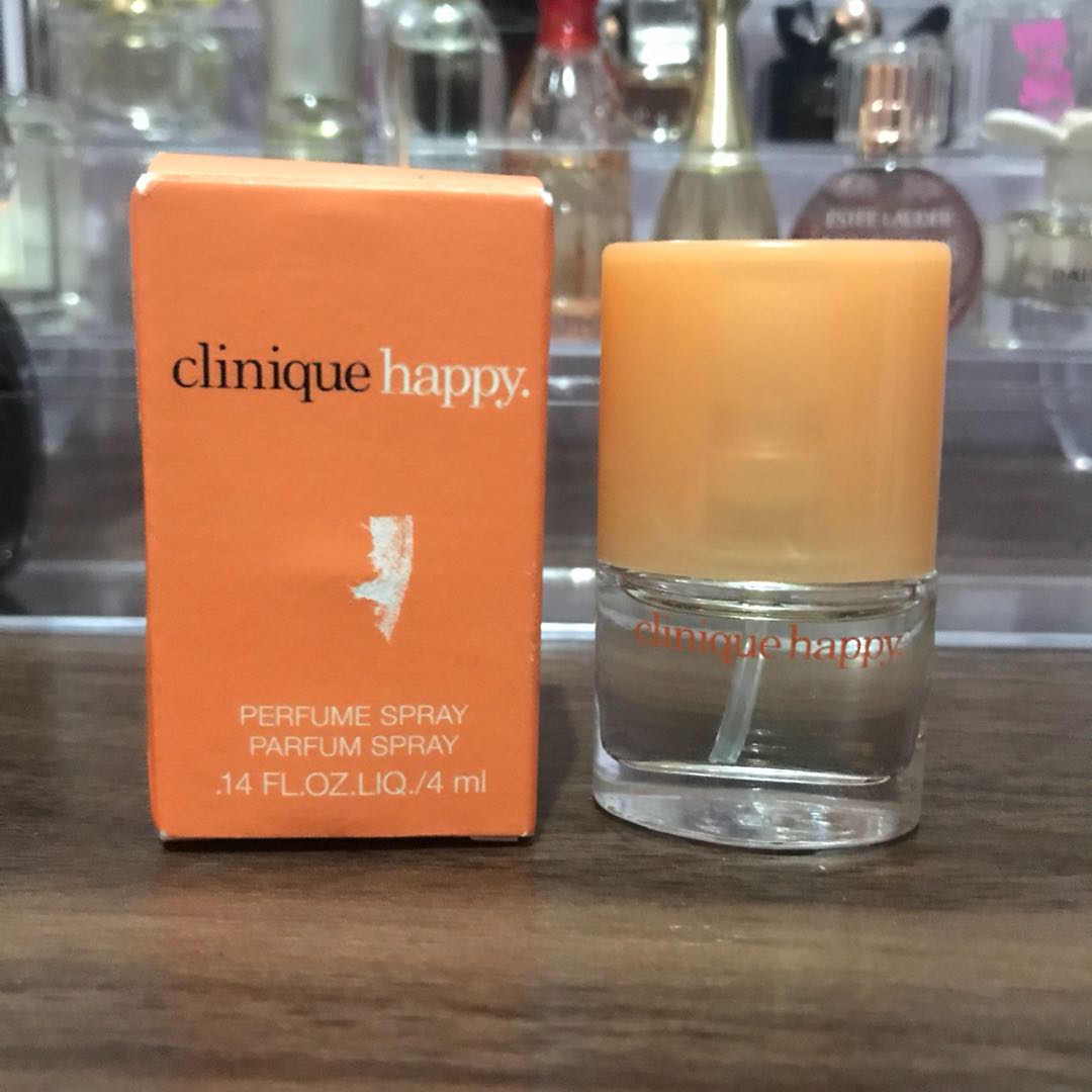 Clinique Happy Perfume Spray Miniature 4ml on Carousell