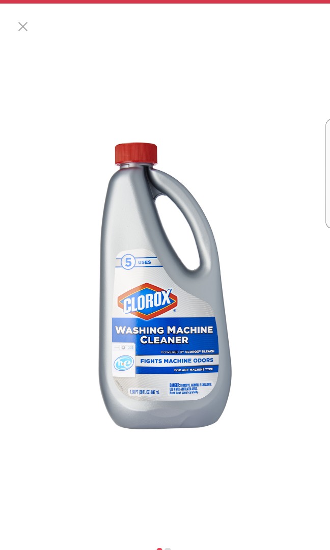 Clorox washing deals machine cleaner