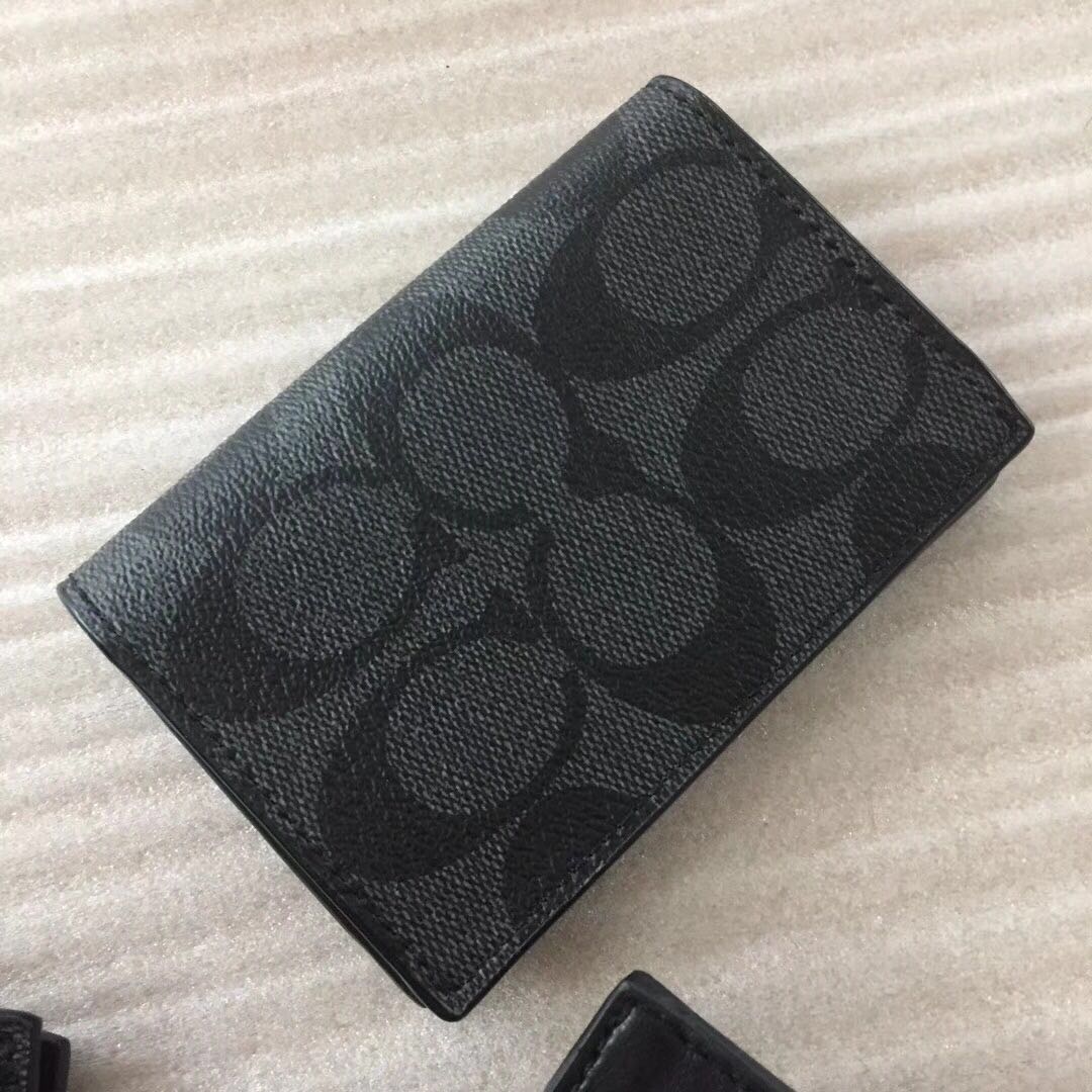 Men's coach wallet card hotsell holder