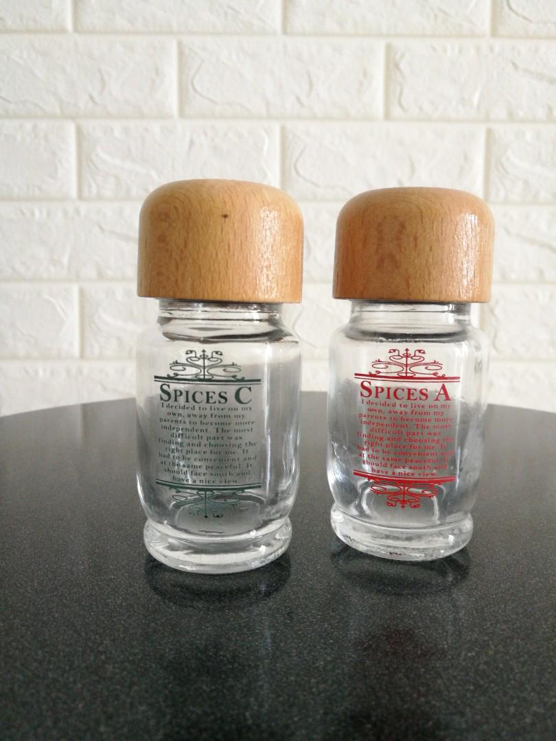 Daiso Spices Jar, Furniture & Home Living, Kitchenware & Tableware
