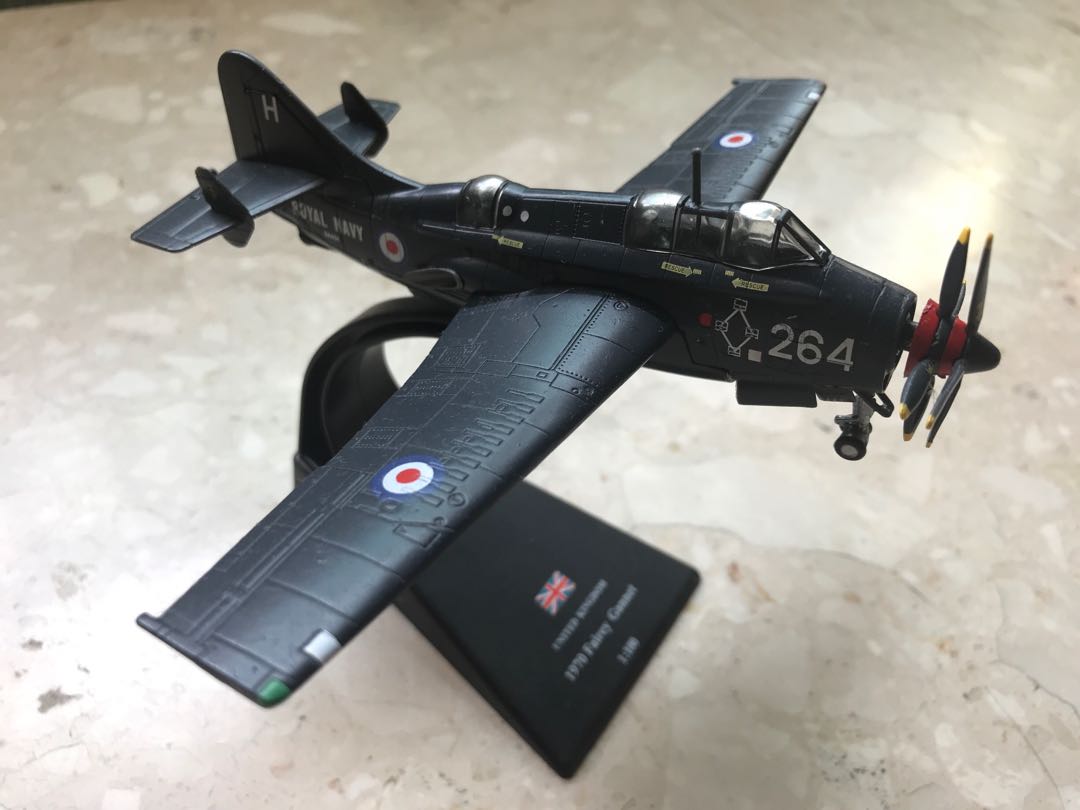 Maquette Fairey Gannet Triang (Frog) – 1/72, édition Française, Vintage