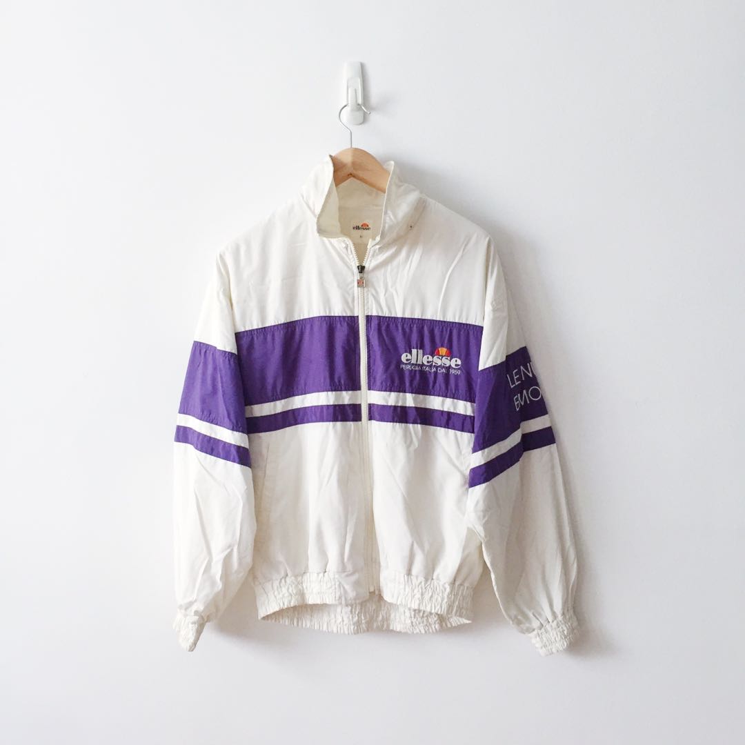 purple ellesse jacket