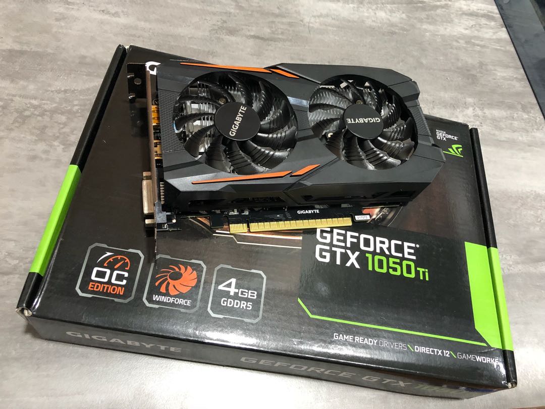 Gtx 1050 ti Gigabyte 4GB Oc gtx1050ti gtx 1050ti Computers Tech