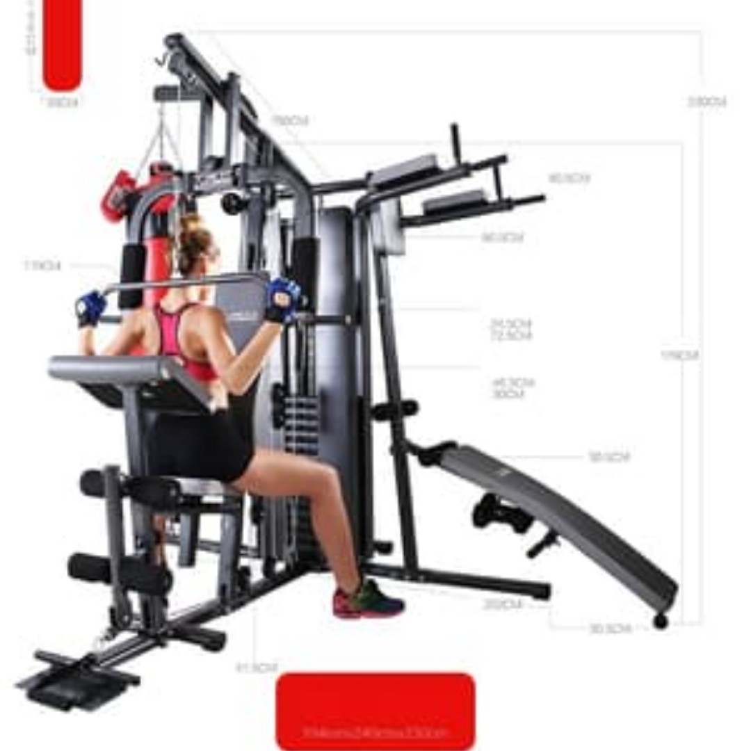 Home Gym 3 Sisi Alat Fitnes Gym Multi Station Gym Terbagus Dan