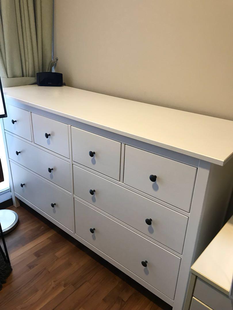 Ikea Hemnes Chest Of 8 Drawers In Excellent Condition Furniture