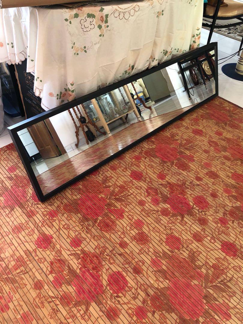 Ikea Stave Mirror In Black Brown Furniture Home Decor Others On Carousell