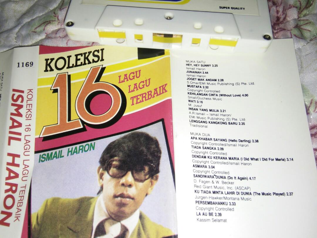 Ismail Haron Malay Cassette Tape Music Media Cds Dvds Other Media On Carousell Saloma, ismail haron, sanisah huri, junainah & kartina dahari. ismail haron malay cassette tape