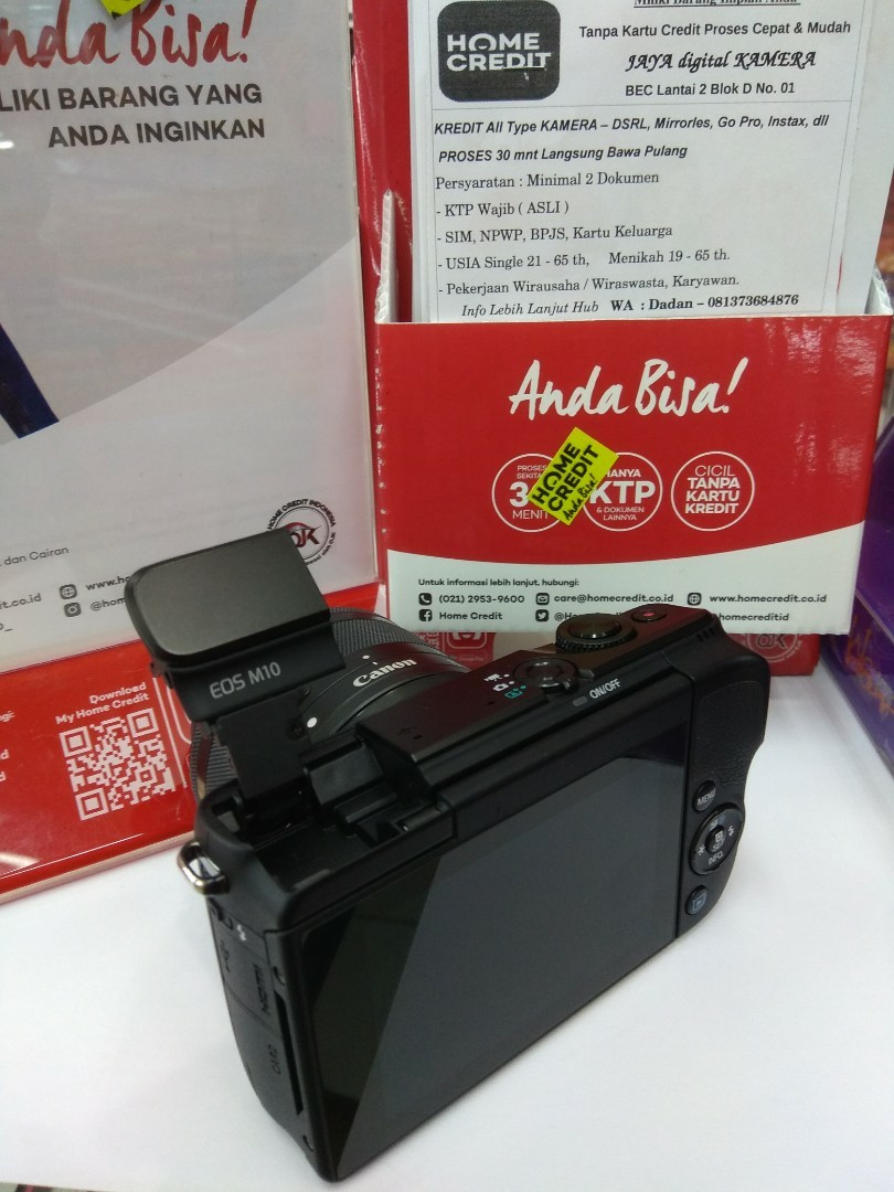 KREDIT Kamera Canon M10 Cukuo DP 670000 KTP KK SIM Fotografi Di