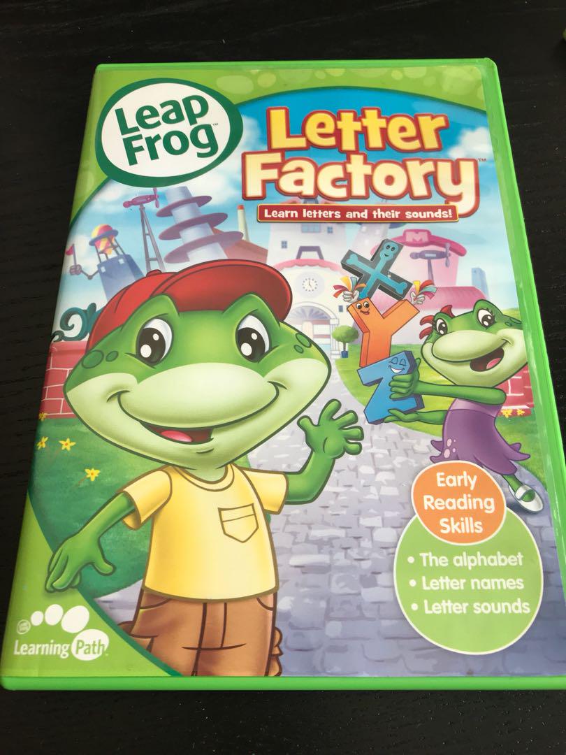 Leapfrog DVD Letter Factory, Hobbies & Toys, Toys & Games on Carousell