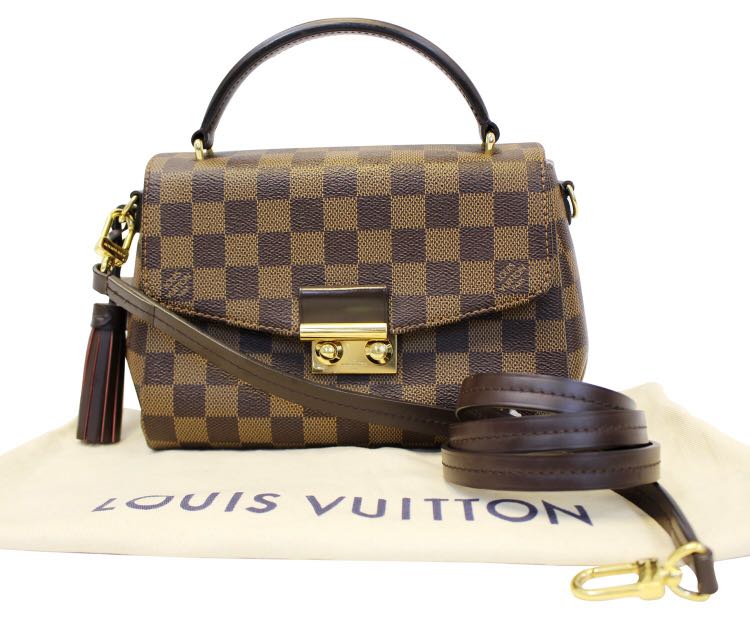 LV Croisette Damier 2017 authentic, Fesyen Wanita, Tas \u0026 Dompet di Carousell