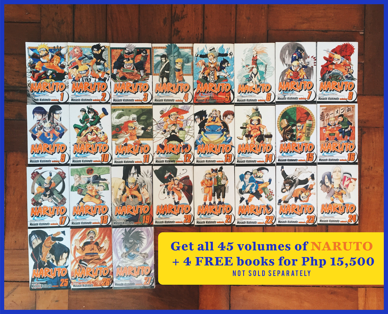 Naruto Manga 1 46 4 Free Books Books Comics Manga On Carousell