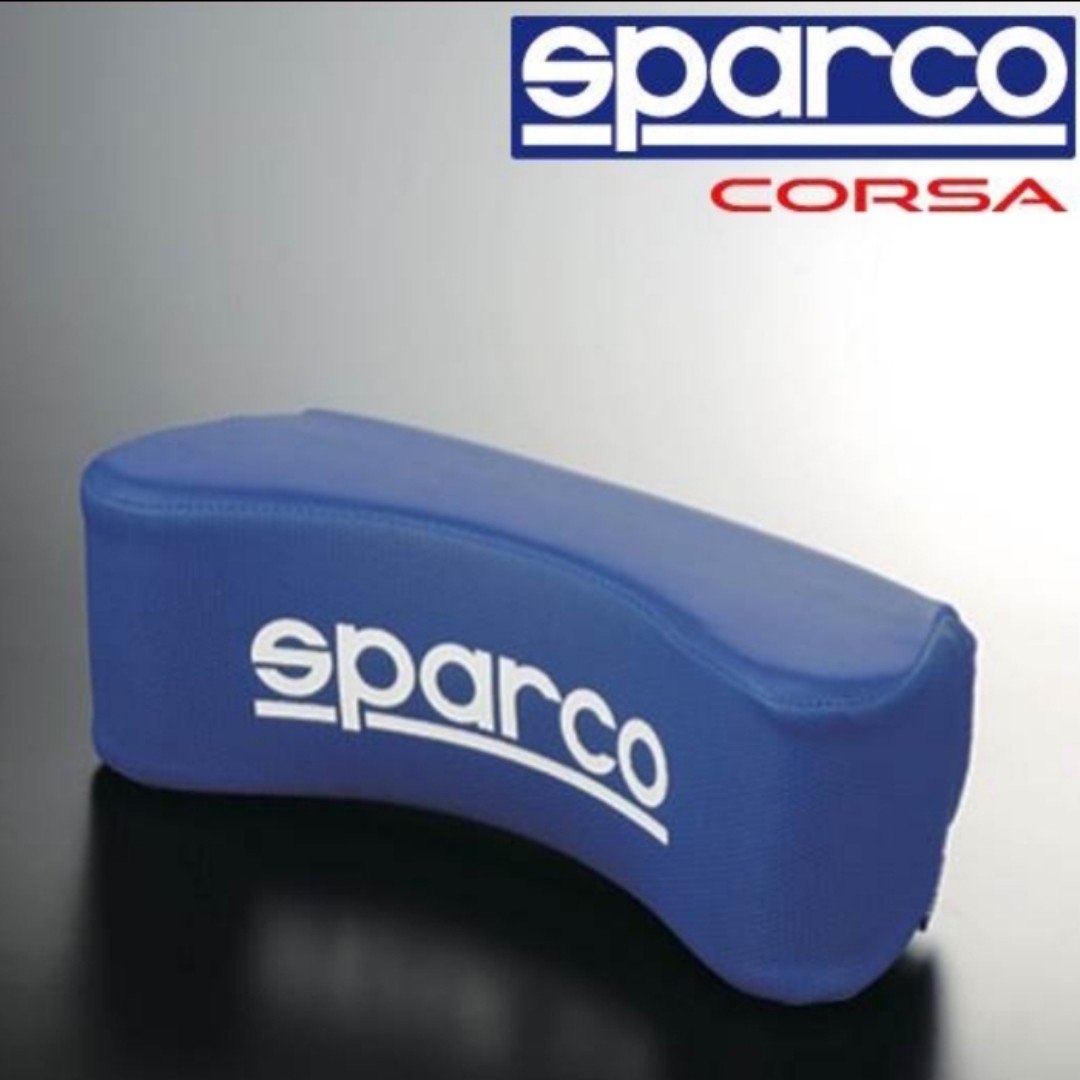 New Pair Of Sparco Blue Neck Pillow Car Accessories Accessories On Carousell