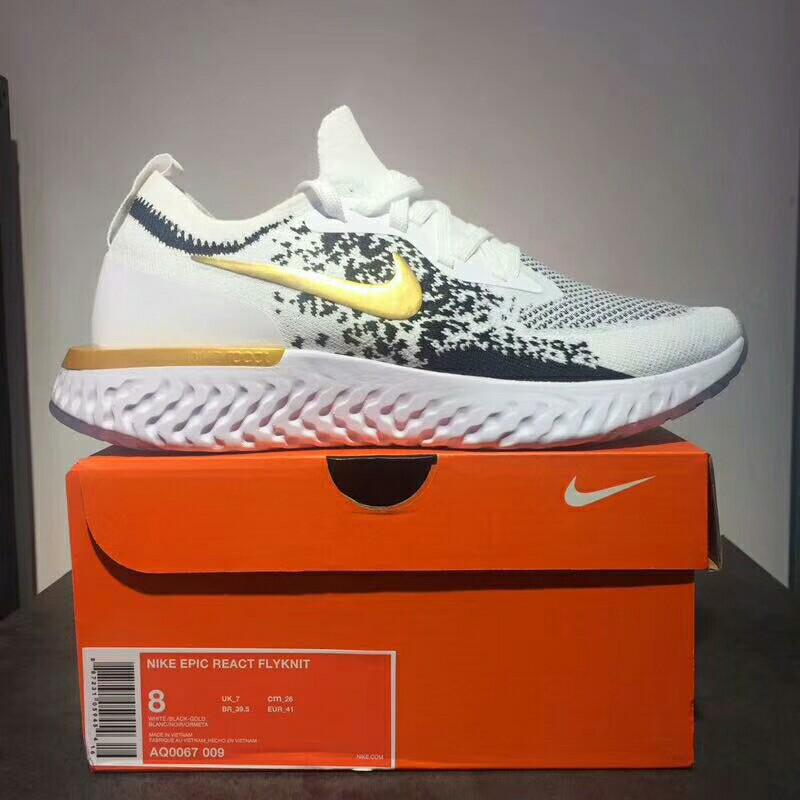 Nike Epic React Flyknit golden state 