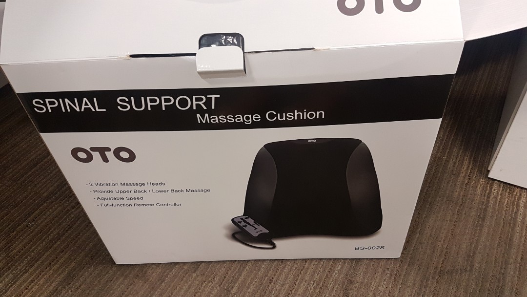 OTO Spinal Support Massage Cushion Back, Furniture & Home Living, Furniture, Chairs on Carousell