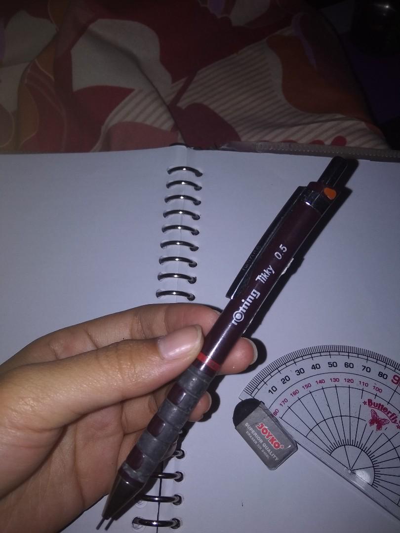 Pensil Mekanik Rotring Tikky 0 5 Buku Alat Tulis Alat Tulis Di Carousell Find great deals on ebay for rotring mechanical pencils. pensil mekanik rotring tikky 0 5