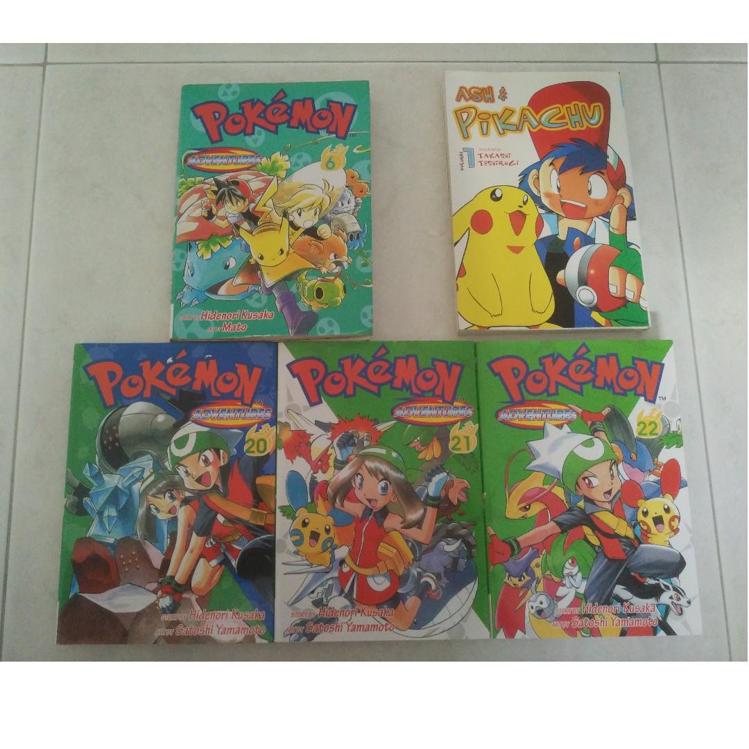 Pokemon Adventures Vol 6 21 22 Ash And Pikachu Vol 1 English