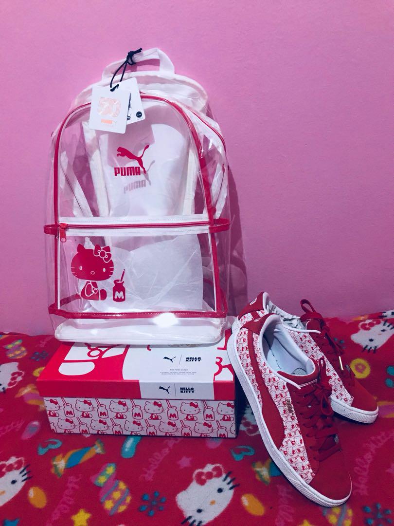 hello kitty transparent bag