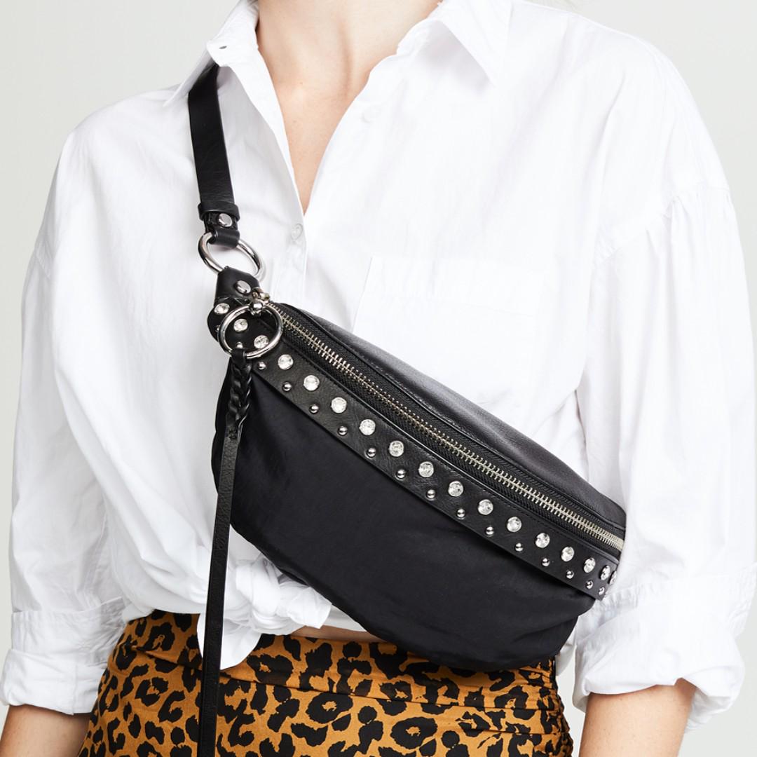 Rebecca minkoff belt bag black hotsell