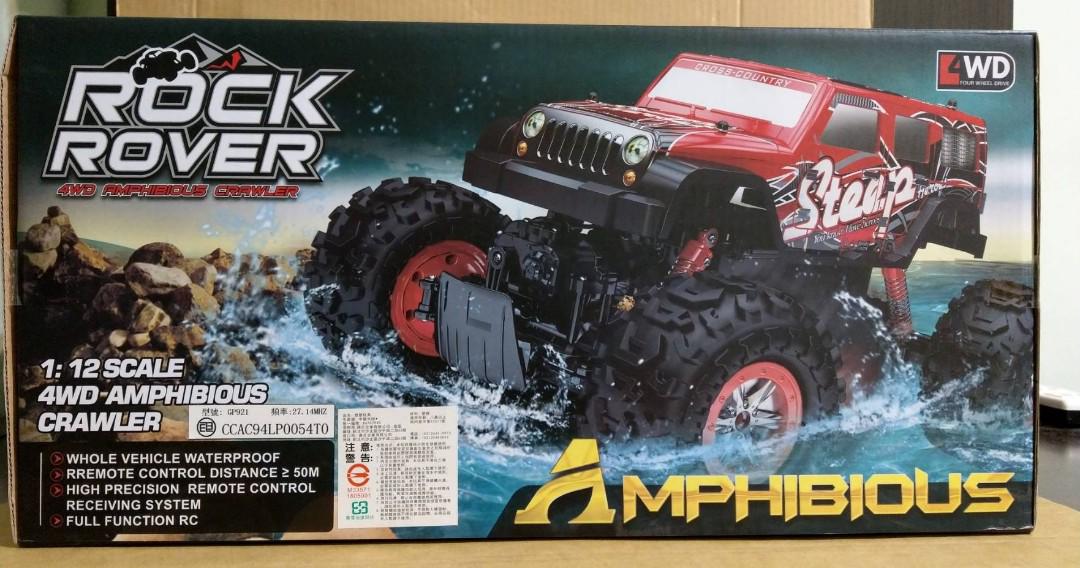 4 Wheel Rocker Rover (缺貨)ROCK ROVER 4wd amphibious crawler遙控越野車, 書籍、休閒與玩具, 收藏、紀念品, 其他古董在旋轉拍賣