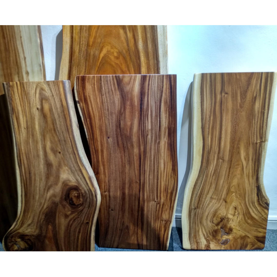 Singapore Suar Wood Slabs Furniture Tables Chairs On