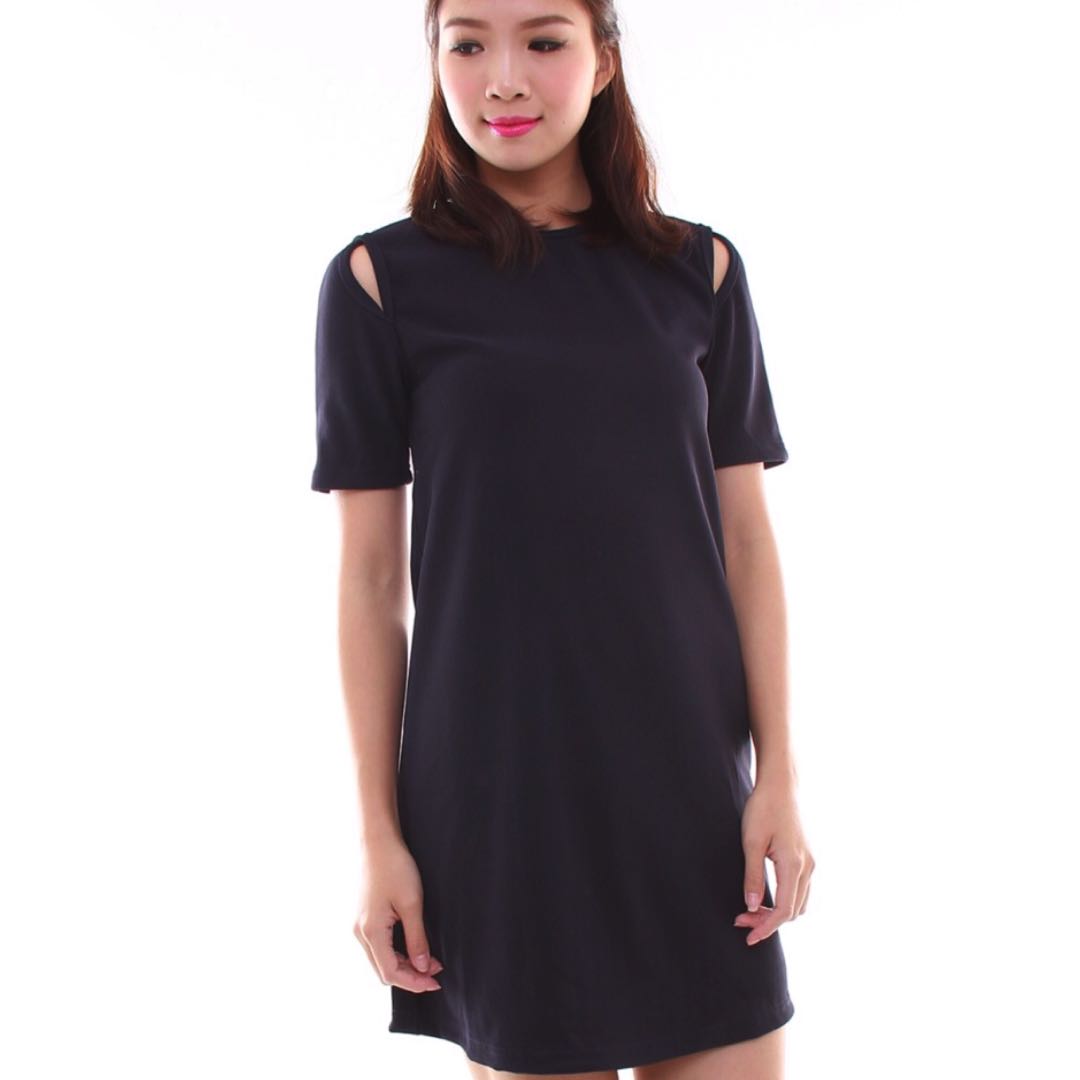 Sleek Avenue Dress in Navy Women s Fashion Dresses Sets