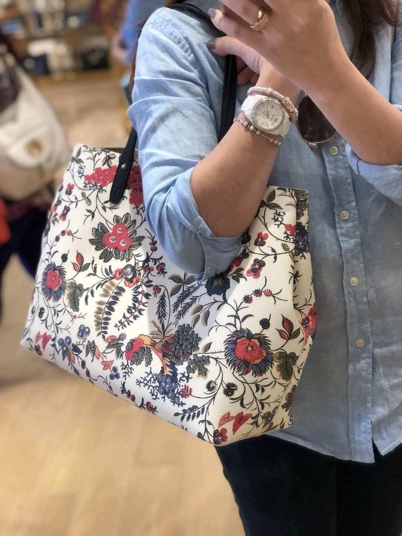 TORY BURCH Kerrington Square Tote Women s Fashion Bags Wallets Tote Bags on Carousell