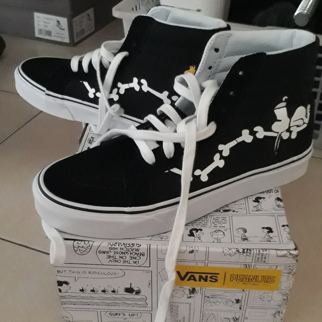 vans snoopy high tops