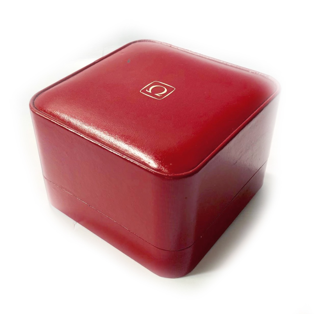 Vintage OMEGA RED WATCH BOX MINT