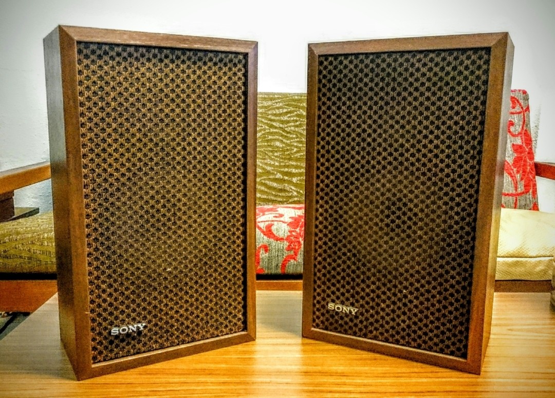 Vintage Sony Speakers, Audio, Soundbars, Speakers & Amplifiers on Carousell