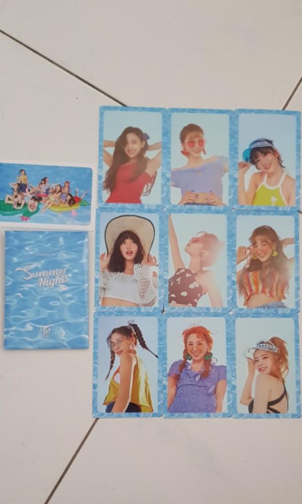 Wts Twice Summer Night Dtna Preorder Benefits Photocard Hobbies Toys Memorabilia Collectibles K Wave On Carousell