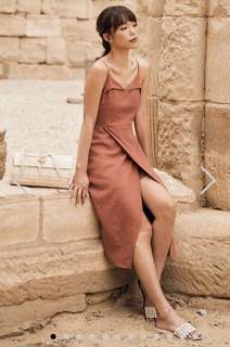 TCL - AMUNRA MIDI ROMPER IN SIERRA