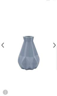 Brand new greyish blue flower vase