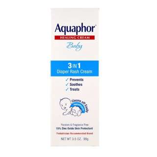 Aquaphor, Healing Cream, Baby, 3 In 1 Diaper Rash Cream , 3.5 oz (99 g)
