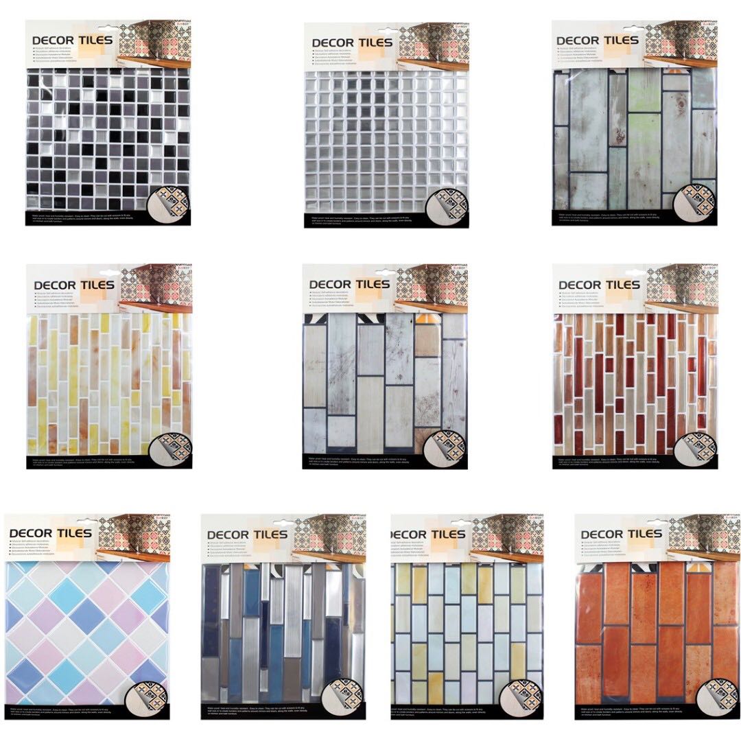 3d Gel Tiles Kitchen Backsplash Sticker Adhesive Waterproof