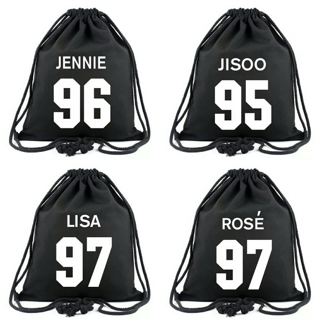 PO CLOSED BLACKPINK DRAWSTRING BAGS Hobbies Toys Memorabilia