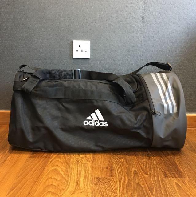 adidas convertible backpack duffel bag black
