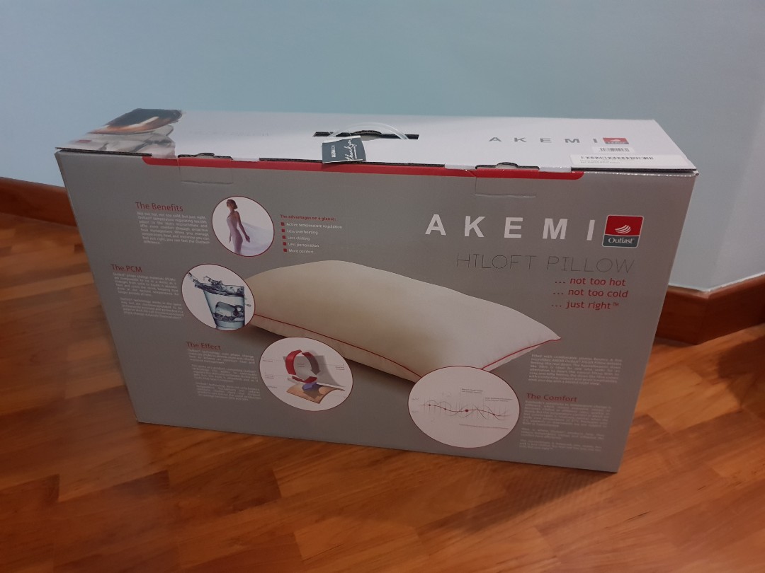 Akemi hiloft pillow Furniture Home Living Bedding Towels on Carousell