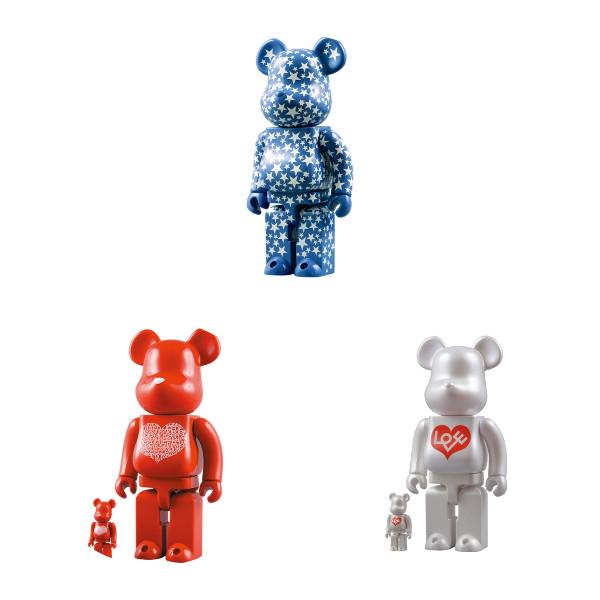 Alexander Girard 400% & 100% Bearbrick