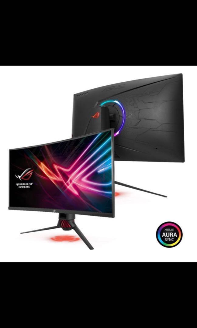Asus Rog Strix Xg32vq 32 Inch Curved 144hz Gaming Monitor Electronics Computer Parts Accessories On Carousell