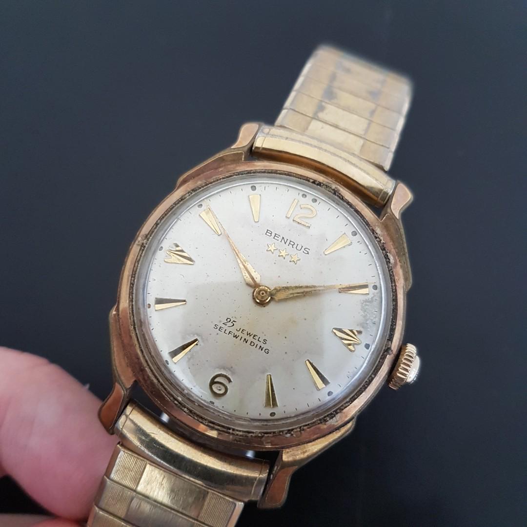 Benrus Self Winding Series 7155 Vintage Watch Women s Fashion Watches Accessories Watches on Carousell