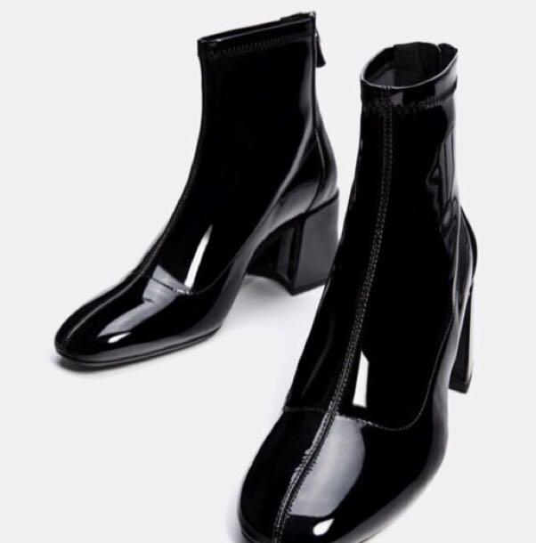 Bershka Ankle Boots Women s Fashion Footwear Boots on Carousell
